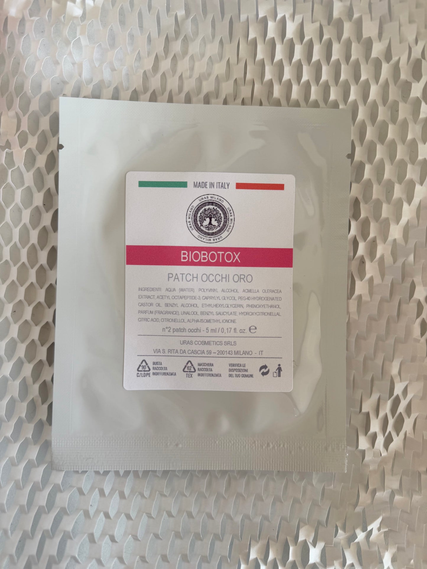 BIO BOTOX PATCH OCCHI ORO