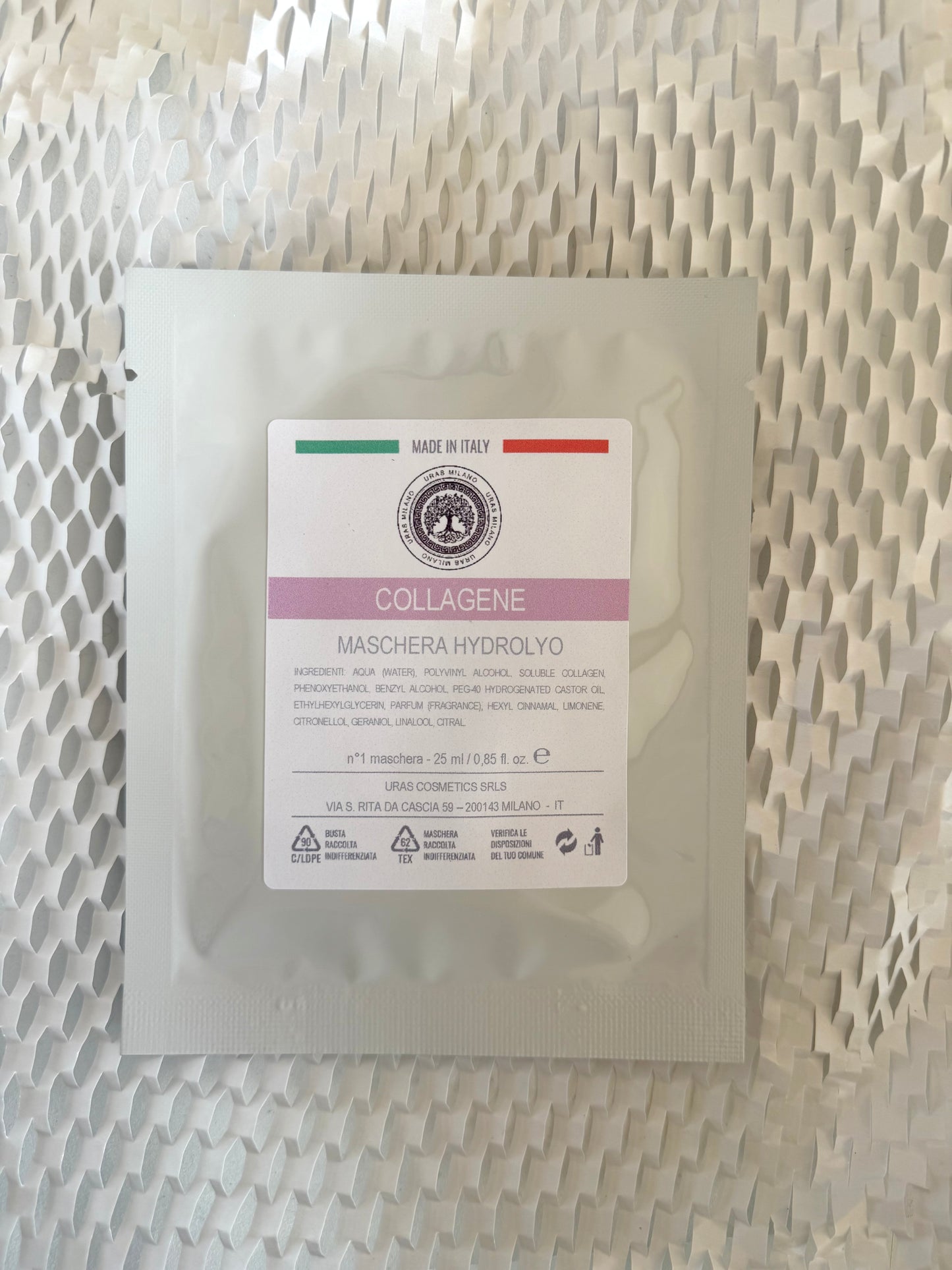 MASCHERA VISO HYDROLYO AL COLLAGENE