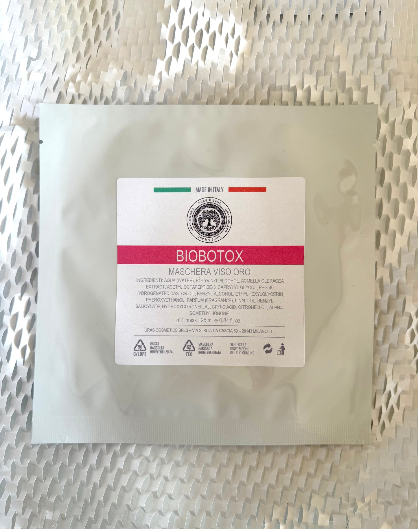BIO BOTOX MASCHERA VISO ORO