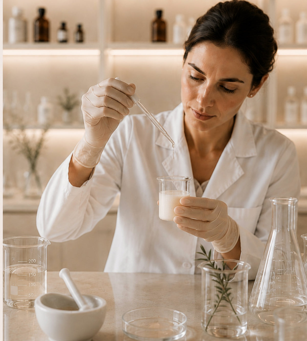 Sviluppo O3 Peel in laboratorio Uras Cosmetics